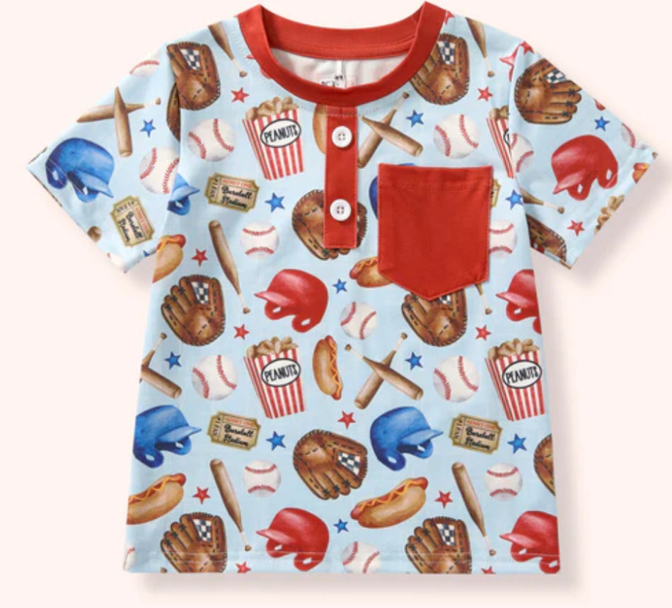 Baseball Life Boy Shirt